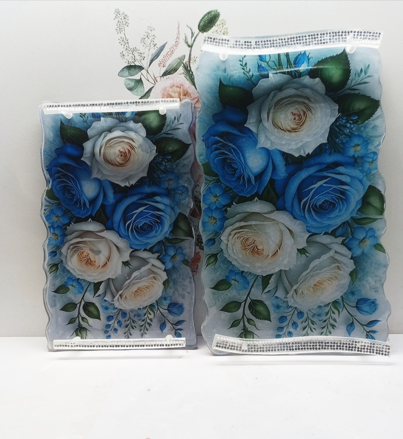 epoksi reçine kına nişan düğün ve özel günlerde ikili sunum tepsisi