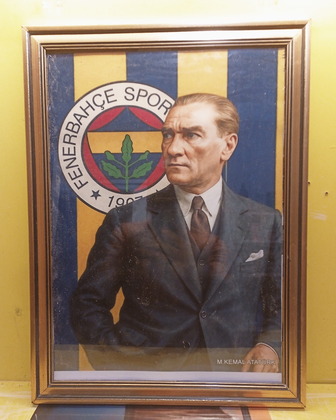 spor kulüpleri fenerbahçe, beşiktaş, galatasaray 35x51cm tablolar