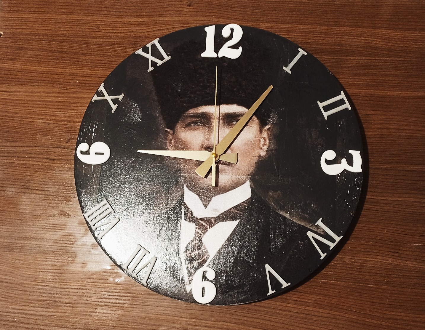 Atatürk Temalı Duvar Saati