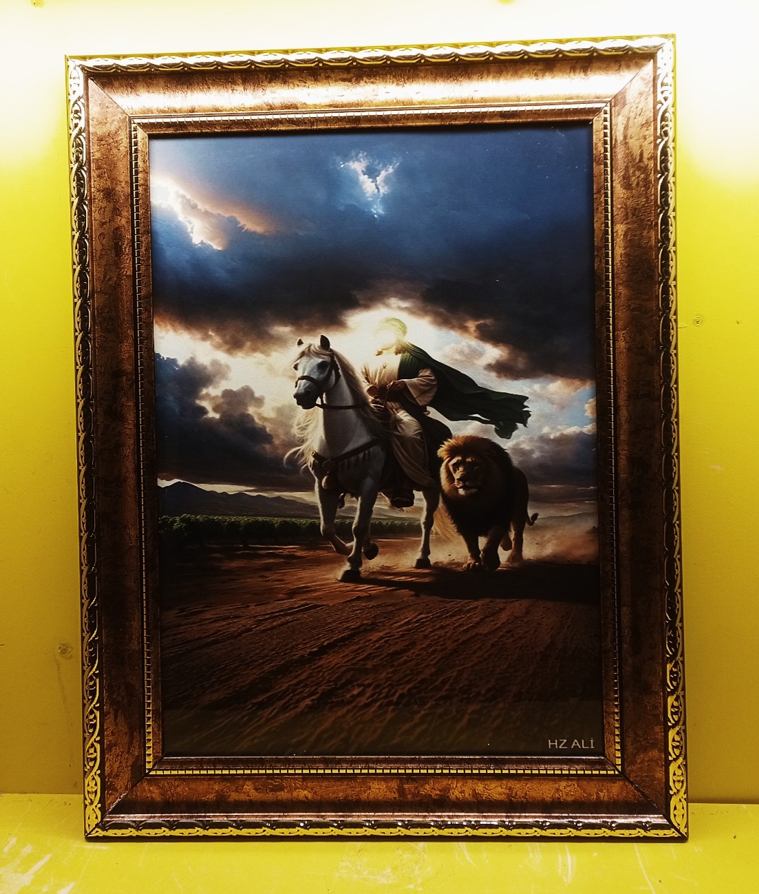 DEKORATİF HZ ALİ TEMALI 39X51CM TABLOLAR