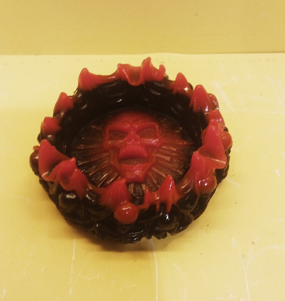 Cam dekoratif kuru kafa fiğürlü küllükler