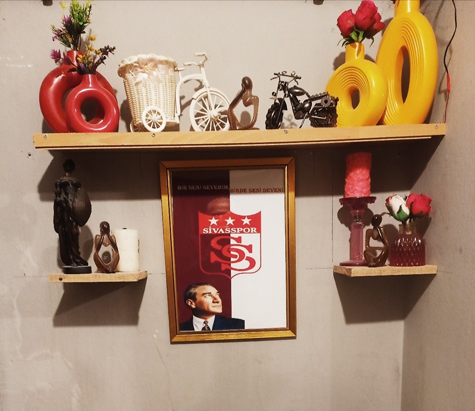 çerceveli 35x54cm sivas spor temalı resim tablosu